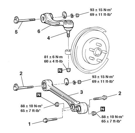 2002 Ford Taurus Rear Suspension Diagram - Atkinsjewelry