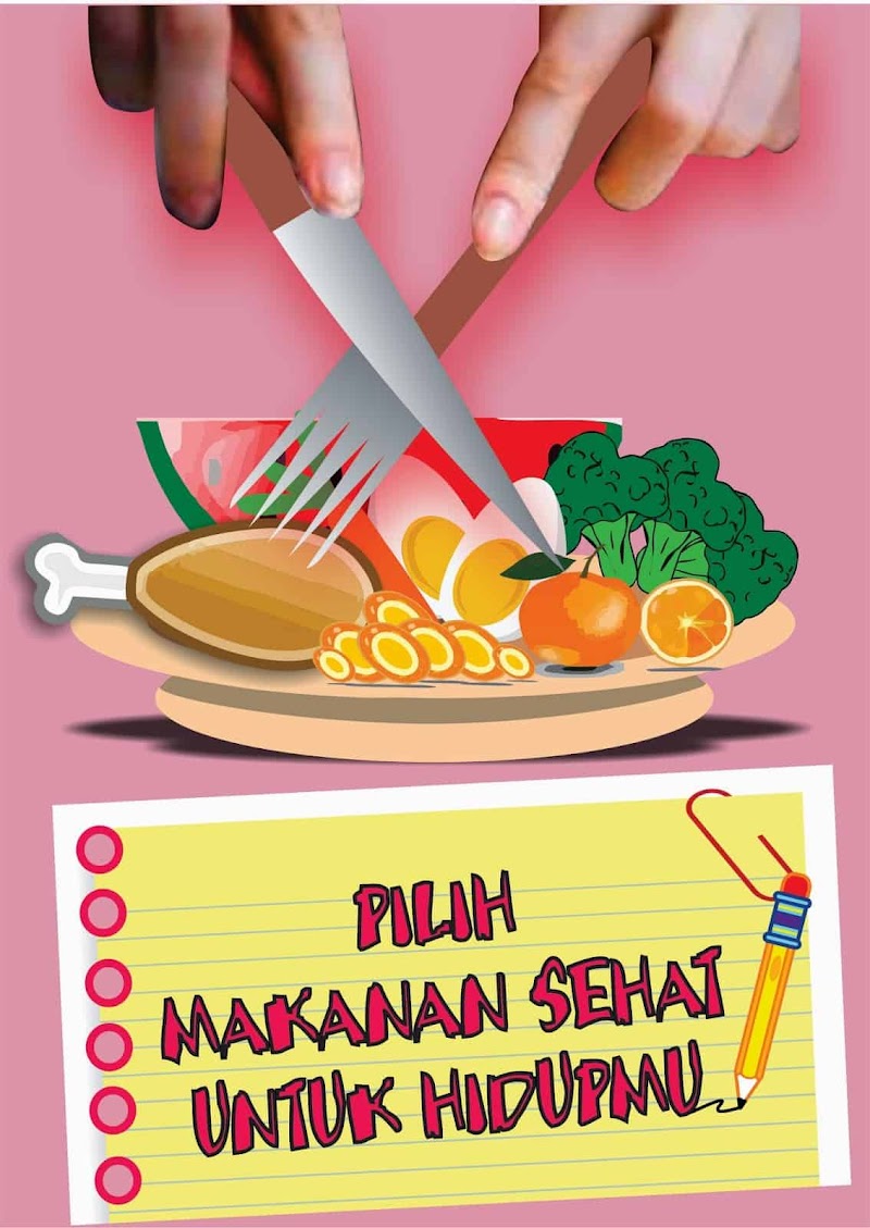 25+ Contoh Gambar Iklan Makanan Sehat Yang Mudah