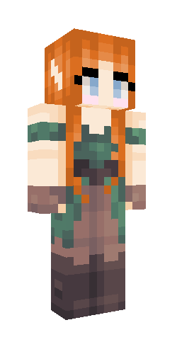 Minecraft Girl Skins With Orange Hair