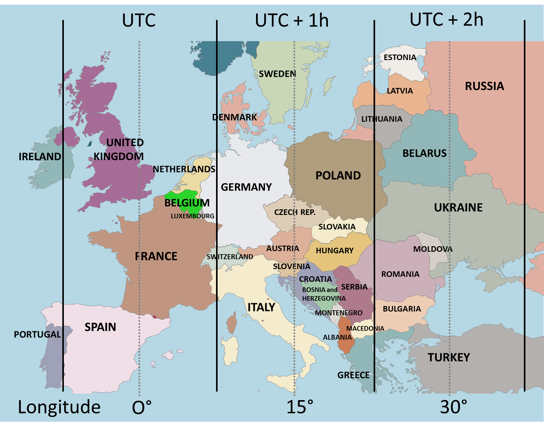 Italy Time Zone Map - Long Dark Mystery Lake Map