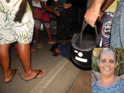 Mulher foi a óbito após colisão (Foto: Ubatã Notícias)