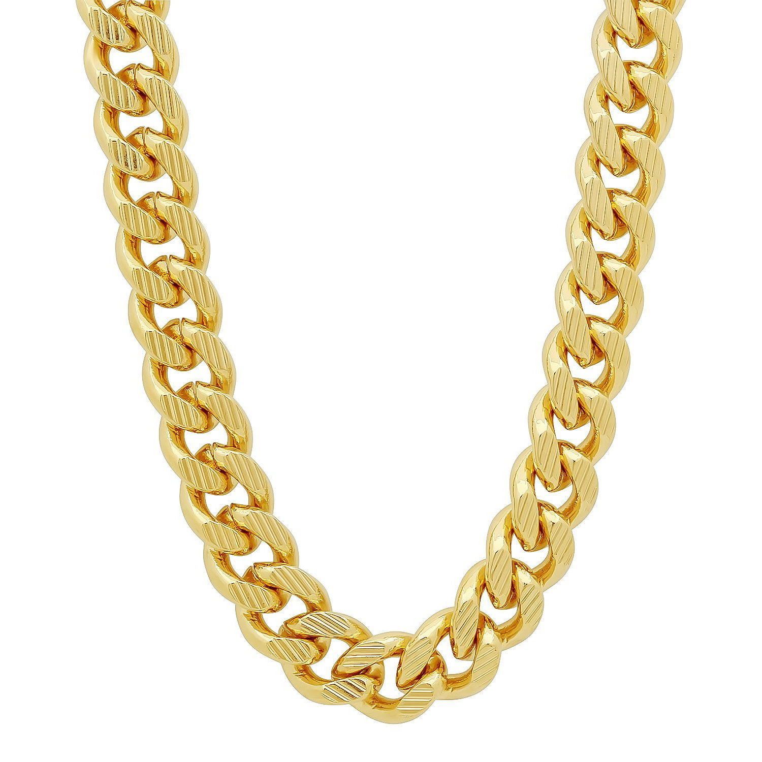 diamond cut gucci link chain