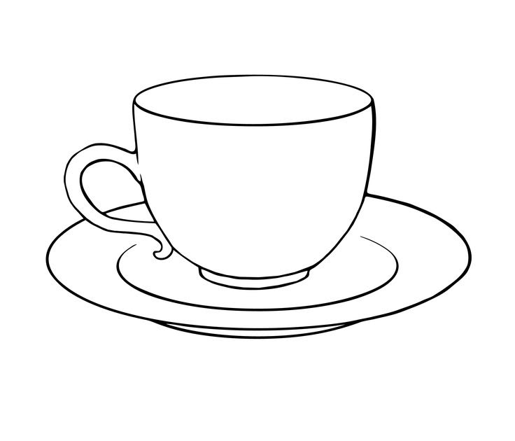 pencil-drawing-of-cup-and-saucer