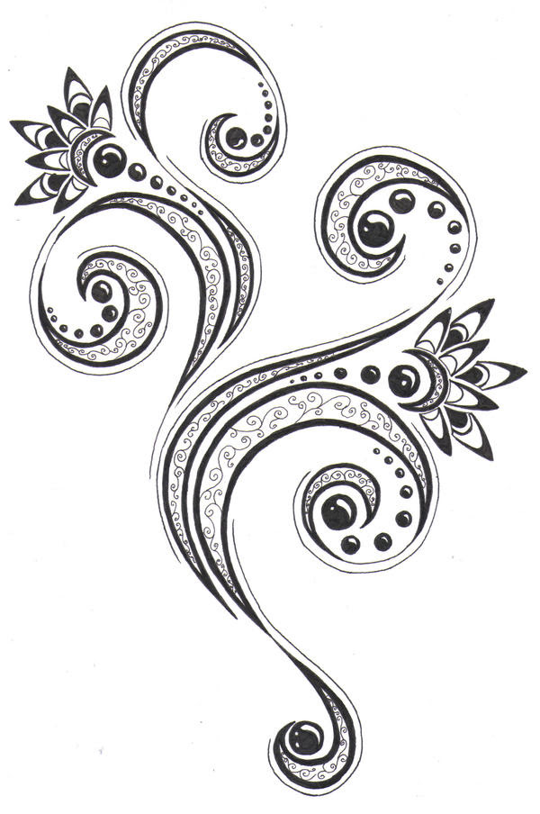 INK TATTOO: flower tattoo by Bonnie Benton