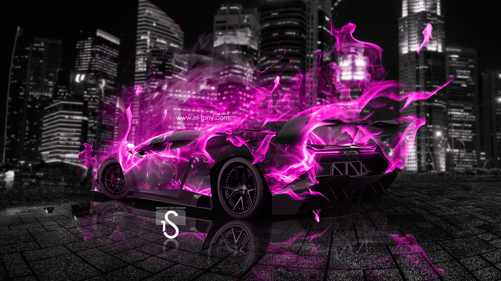 View 12 Neon Fire Lamborghini Wallpaper.