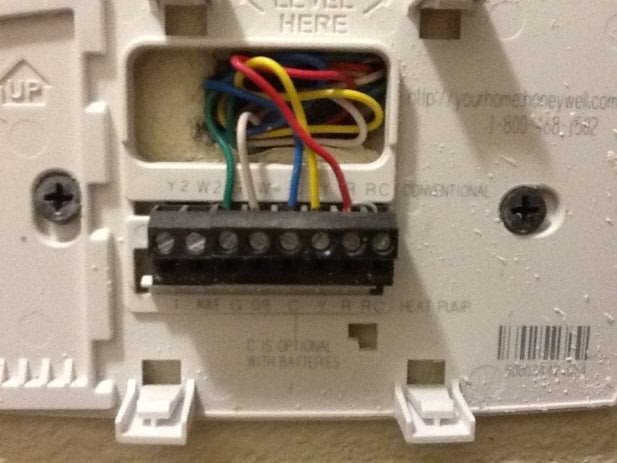 Programmable Thermostat Wiring Diagram