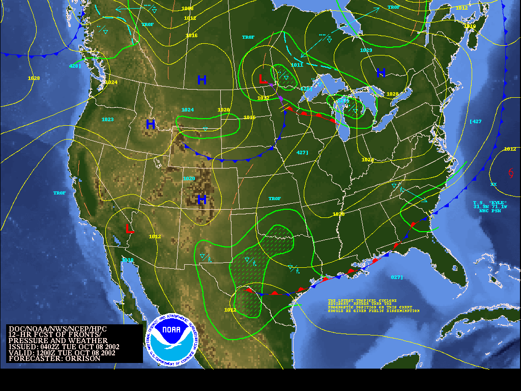 Us Weather Map Temperature Highs