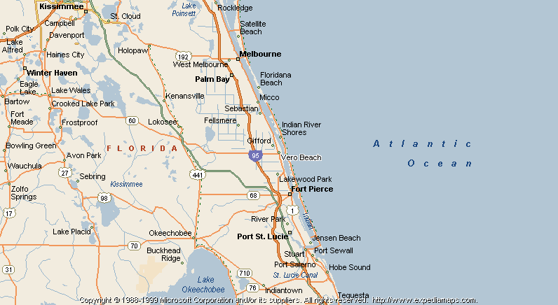 Vero Beach Florida Map Map Of Zip Codes