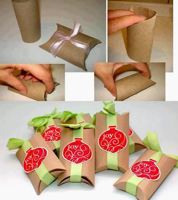 Artesanatos Reciclagem: Caixa com rolo de papel higienico