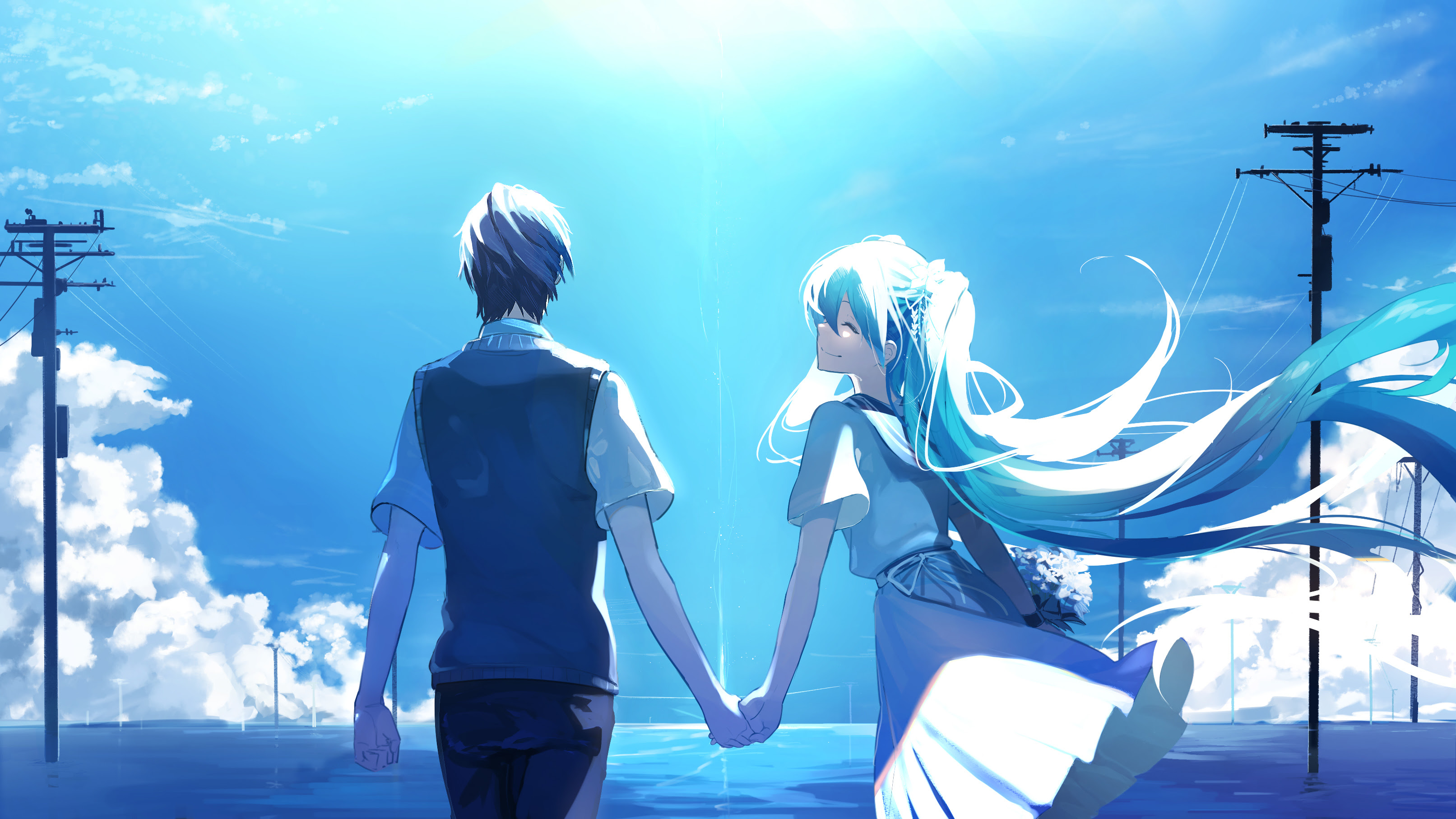 Menakjubkan 24 Gambar  Anime  Couple  Keren Hd Arka Gambar 