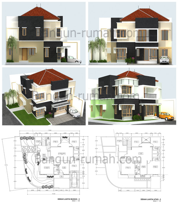 Desain Lengkap Rumah  Minimalis 1 Lantai  Rumah  408