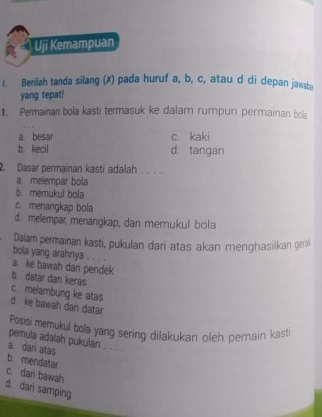 Permainan bola kasti termasuk ke dalam rumpun permainan bola