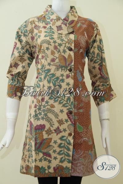 45 Model  Baju  Batik  Modern Kerja Formal  Terbaru 2019 