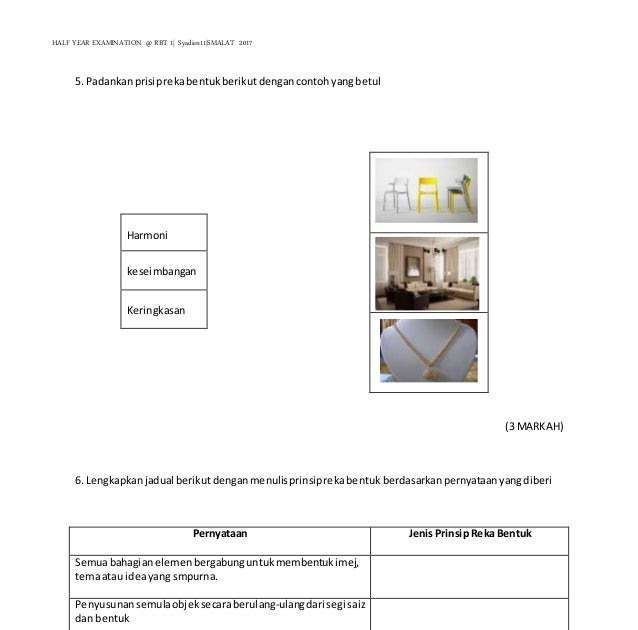 Contoh Soalan Ujian Rbt Tingkatan 1 - Contoh 317