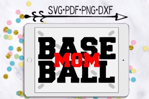 Download Free Baseball Mom Knockout Cutting Design Crafter File