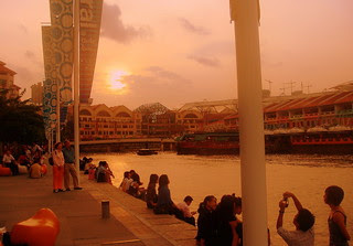 Stunning Singapore River - Clarke Quay
