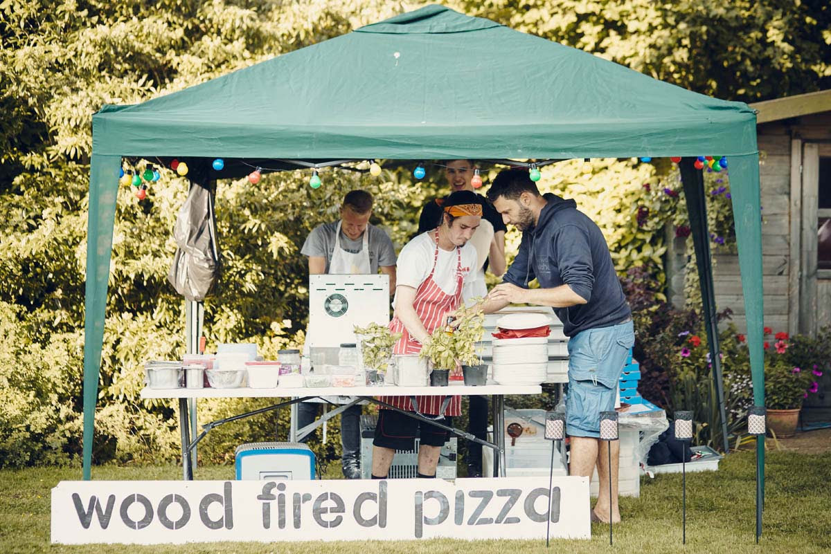 Suffolk Woodland Fairy Wedding Wood Fired Pizza Oven by The Wood Kitchen - www.helloromance.co.uk