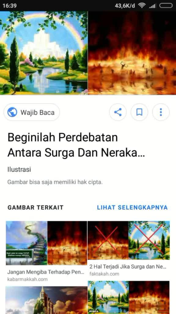 Gambar Surga Dan Neraka Arumi Gambar