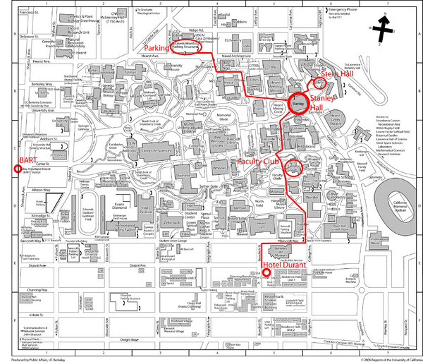 Uc Berkely Campus Map | Zip Code Map