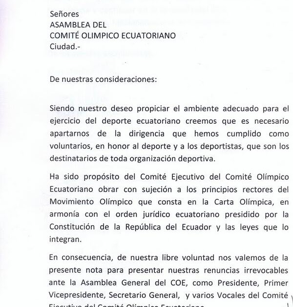 Carta Ejemplo De Renuncia Voluntaria - About Quotes q