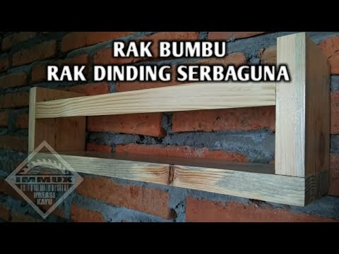  Inspirasi  Populer 42 Rak  Bumbu  Dapur  Dari Bahan Bekas