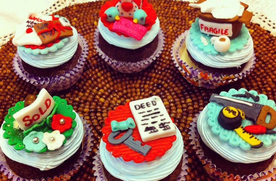 Real estate and Louis Vuitton cupcakes from C for Cupcake Cupcakery