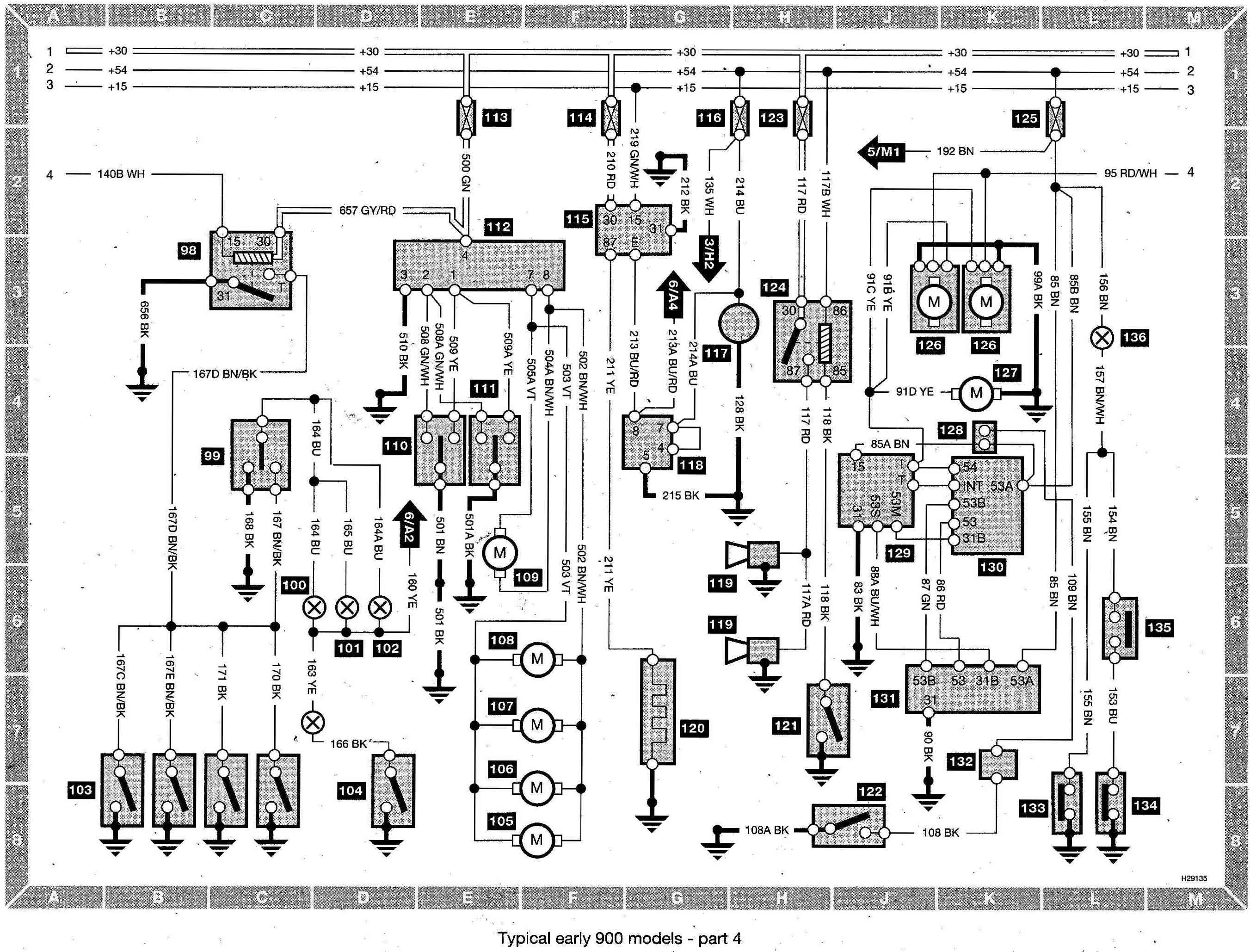 1997 Saab 900 Wiring Diagram - Fuse & Wiring Diagram