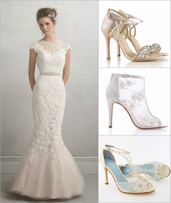 Lace Wedding Dress Shoes