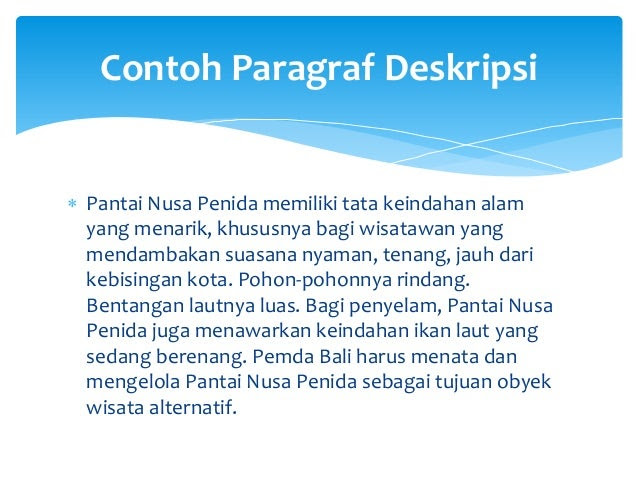 Contoh Karangan Deskripsi Tentang Keindahan Alam Pantai - Aneka Macam Contoh