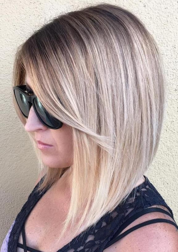 Shoulder Length Long Bob Haircut 2018 Medium Hairstyles