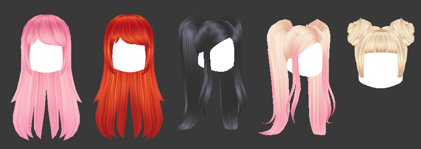 4. "Default Hair Roblox Catalog" - wide 9