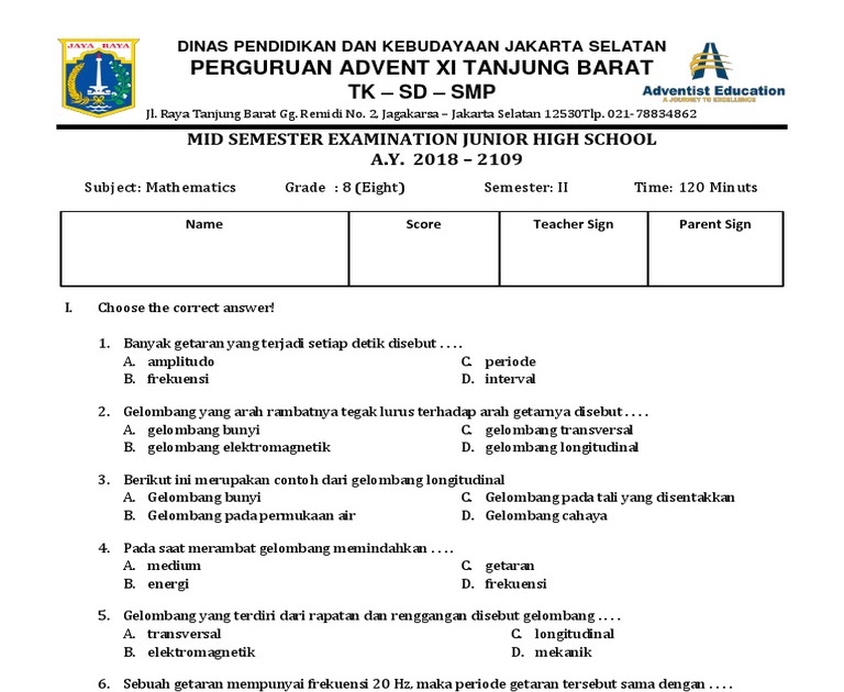 Banyaknya getaran yang terjadi disebut