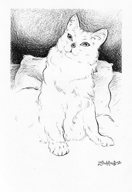 The LaLaVox Doodle Diary: Cat Portraits and Mutants from the Archives