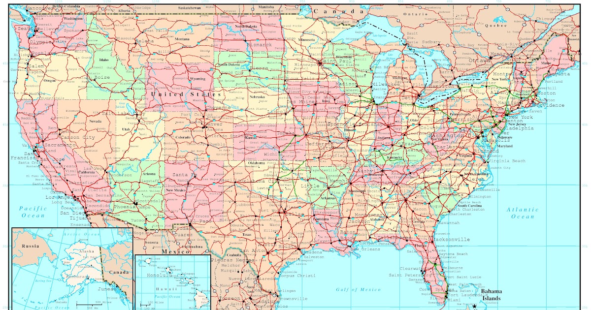 Usa Map Road Atlas