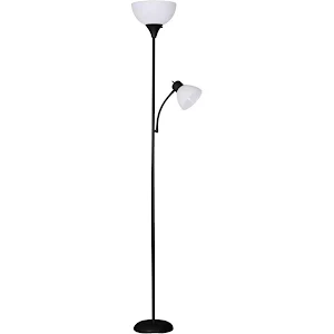 Mainstays Ms Floor Lamp And Reading Light Black Google Express