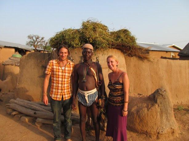Anatoli and I with the tindaana of Balungu