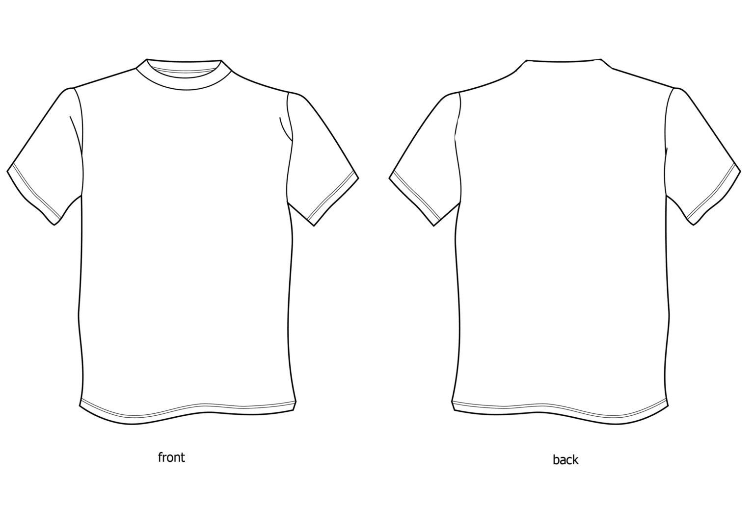 9466+ Blank T Shirt Template For Free Download File