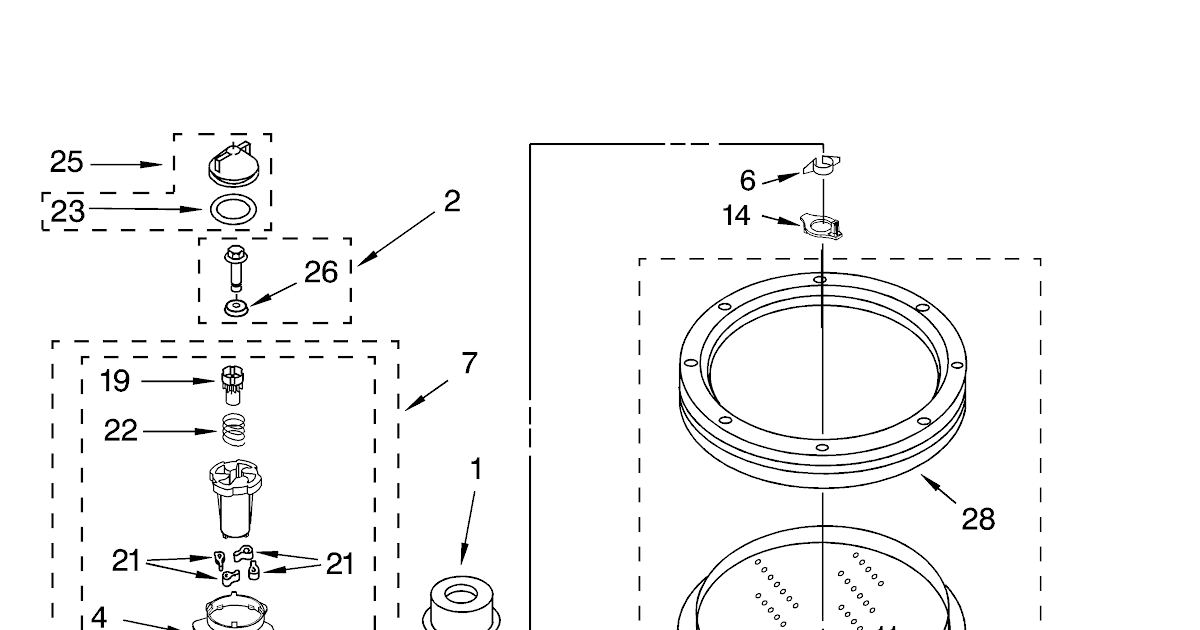 29 Kenmore Elite Washing Machine Parts Diagram