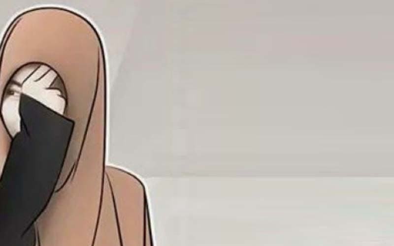 Anime Wanita Berhijab Menangis - Gambar Anime Keren