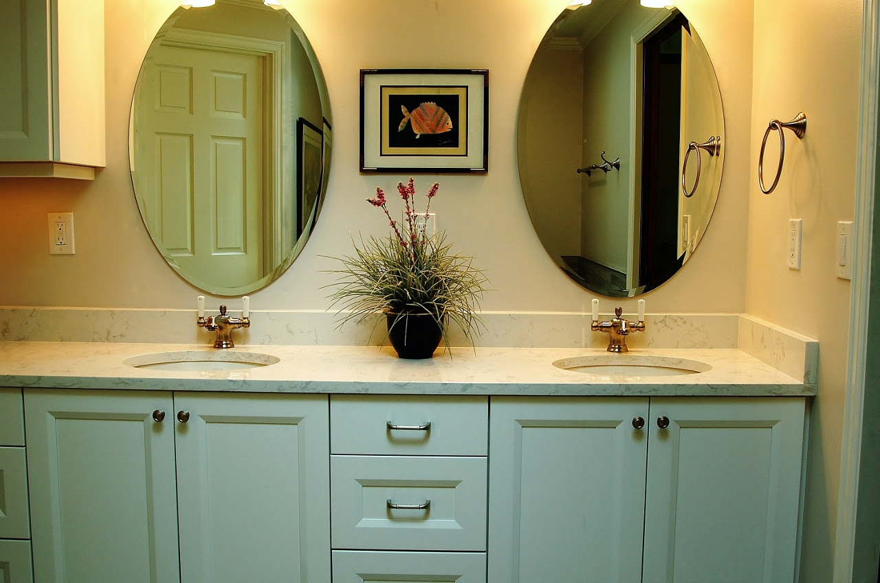 Bone Bathroom Vanity Mirrors