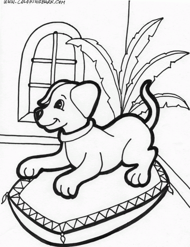 Featured image of post Colouring Pages Cute Dogs : Beautiful dogs of various breeds to color, for children of all ages.