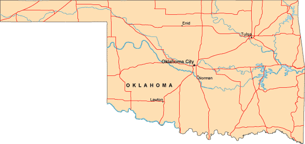 Oklahoma City On Us Map