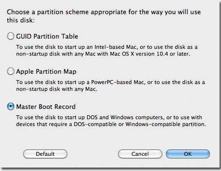 Make the partition bootable.