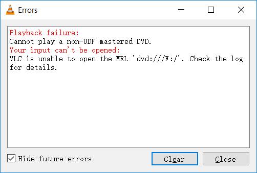 Vlc Cannot Play A Non Udf Mastered Dvd