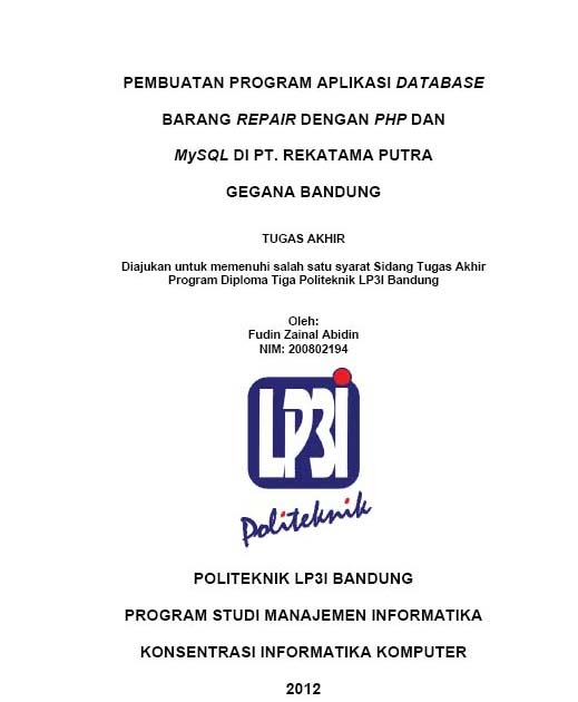 Ppt Skripsi Teknik Informatika