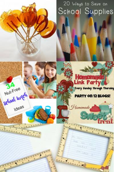 Happiness is Homemade Back to school ideas