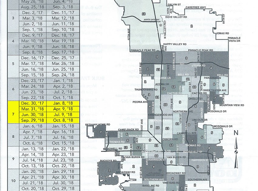 Phoenix Bulk Trash Pickup Schedule 2021 / Phoenix Bulk Trash Pickup by Address Public Works