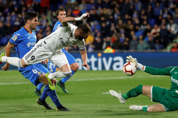 Image result for Getafe picked up a first La Liga point against illustrious neighbours Real Madrid since 2012 to boost their Champions League hopes.