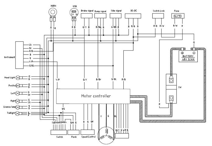 Wiring Diagram Of Electric Bike Workingmuslimah