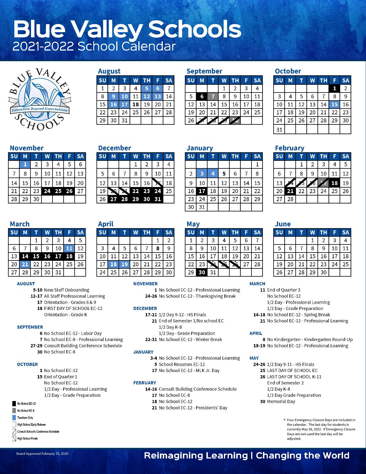 Lwsd 2022 2023 Calendar May Calendar 2022